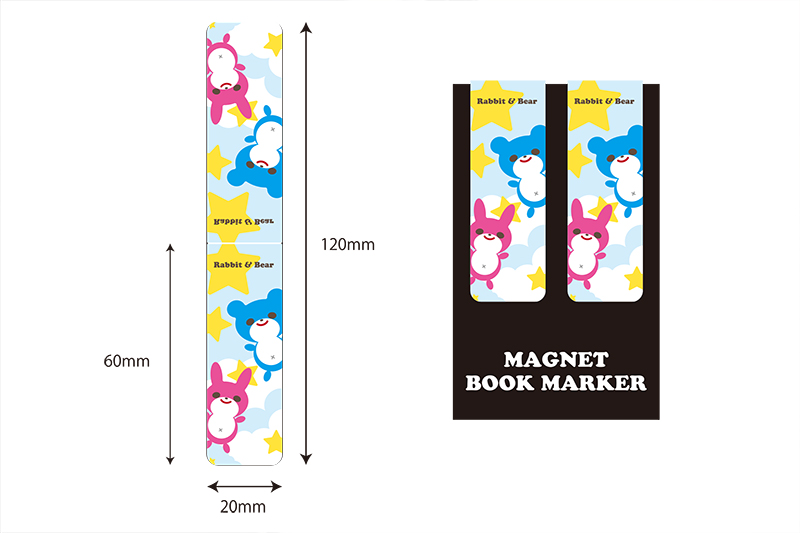 マグネットブックマーカークリップのパッケージ