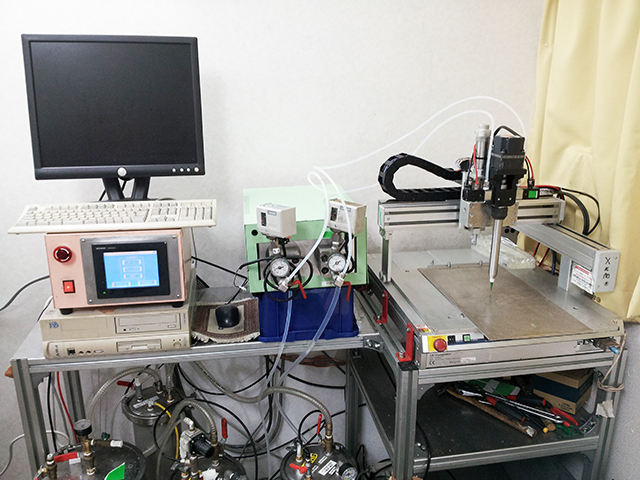 ポッティング半自動機から全自動機へ